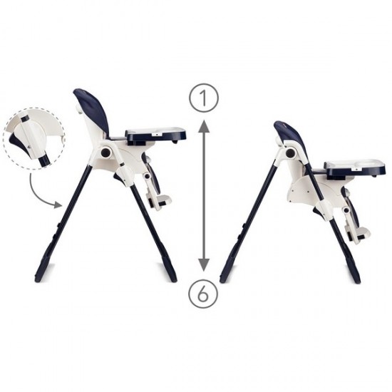 Scaun de masa Kidwell Prime Dark Blue