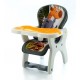 Scaun de masa multifunctional EURObaby - Portocaliu