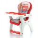 Scaun de masa multifunctional EURObaby - Rosu