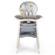 Scaun de masa reglabil 2 in 1 Ecotoys Iepuras – Gri