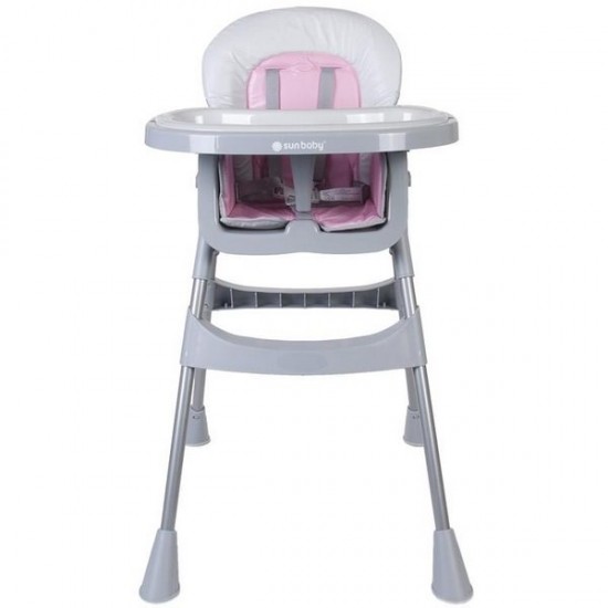 Scaun de masa Sun Baby 002 Comfort Basic - Pink
