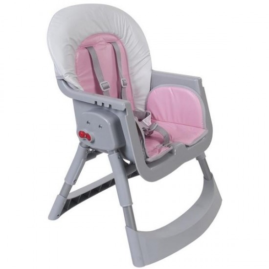 Scaun de masa Sun Baby 002 Comfort Basic - Pink