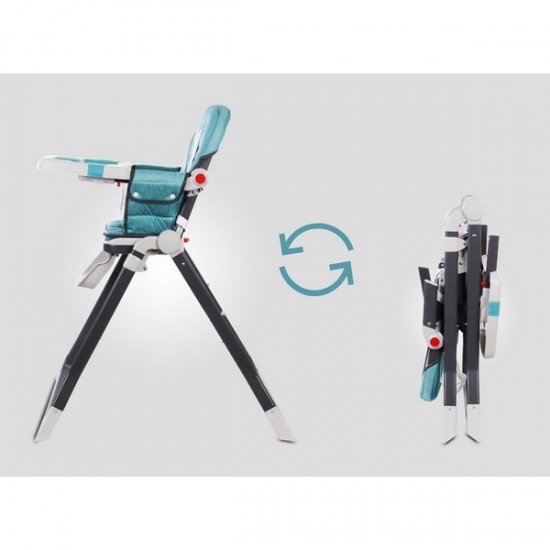 Scaun de masa Sun Baby 009 Cubby - Turquoise light