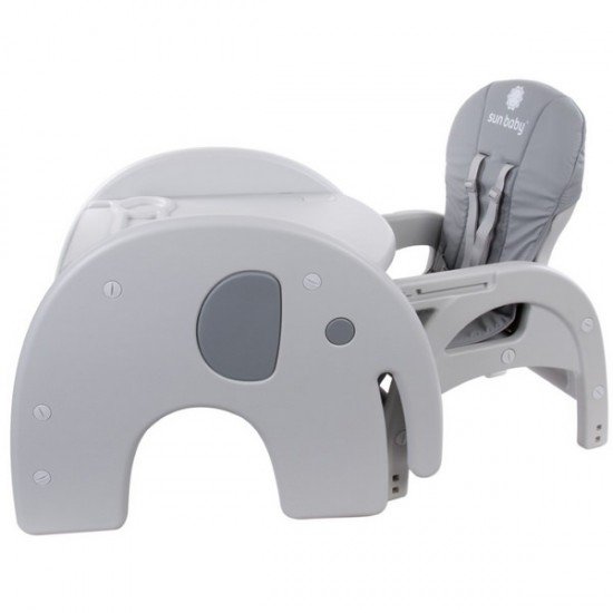 Scaun de masa Sun Baby 010 Elefant Jumbo - Grey