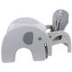 Scaun de masa Sun Baby 010 Elefant Jumbo - Grey