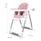 Scaun de masa Sun Baby 012 Fidi Pink