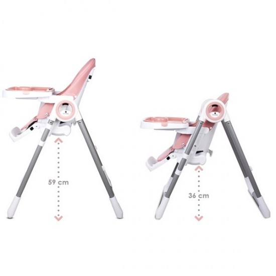 Scaun de masa Sun Baby 012 Fidi Pink