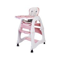 Scaun de masa Sun Baby 2 in 1 007 - Pink