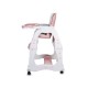 Scaun de masa Sun Baby 2 in 1 007 - Pink