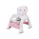Scaun de masa Sun Baby 2 in 1 007 - Pink