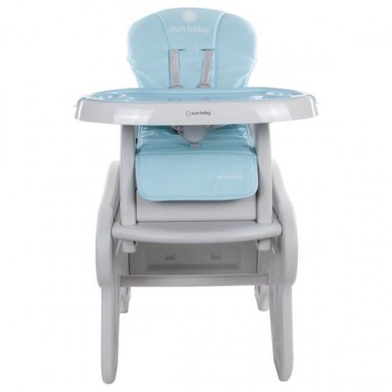Scaun de masa Sun Baby 2 in 1 Catel - Blue