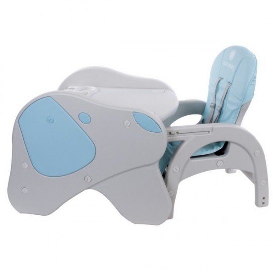 Scaun de masa Sun Baby 2 in 1 Catel - Blue