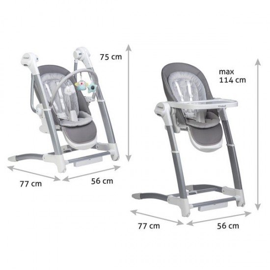 Scaun de masa tip balansoar Kidwell Maverick