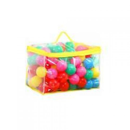 Set de 100 bile din plastic Ecotoys