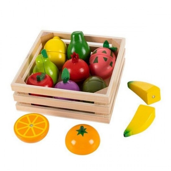 Set de fructe cu magnet Ecotoys