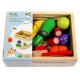 Set de fructe si legume din lemn Nefere