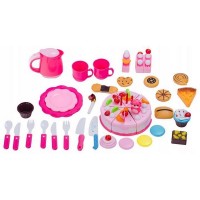 Set tort aniversar cu accesorii Ecotoys