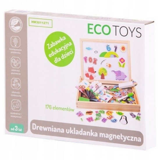 Tabla educationala cu magnet Ecotoys