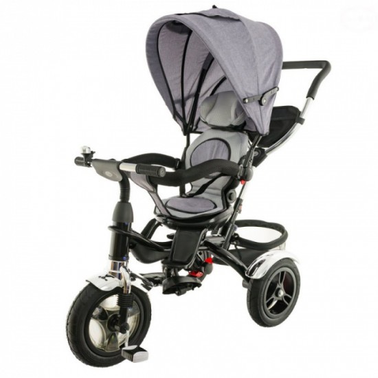 Tricicleta cu sezut reversibil Eurobaby T307 - Gri