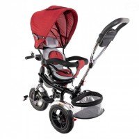 Tricicleta cu sezut reversibil Eurobaby T307 - Rosu
