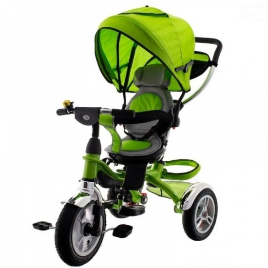 Tricicleta copii cu sezut reversibil EURObaby T307 - Verde