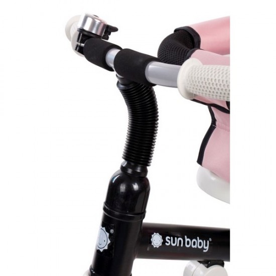 Tricicleta cu sezut reversibil Sun Baby 002 Super Trike Plus Pink