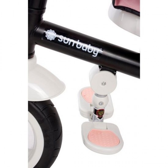 Tricicleta cu sezut reversibil Sun Baby 002 Super Trike Plus Pink