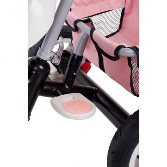 Tricicleta cu sezut reversibil Sun Baby 002 Super Trike Plus Pink