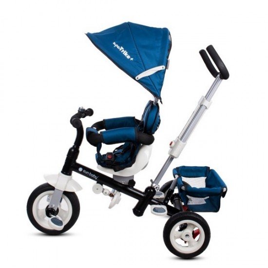 Tricicleta cu sezut reversibil Sun Baby 002 Super Trike Plus Blue