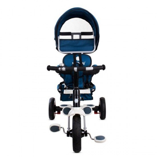Tricicleta cu sezut reversibil Sun Baby 002 Super Trike Plus Blue