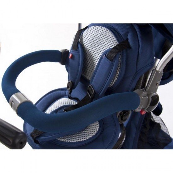 Tricicleta cu sezut reversibil Sun Baby 007 Little Tiger - Blue