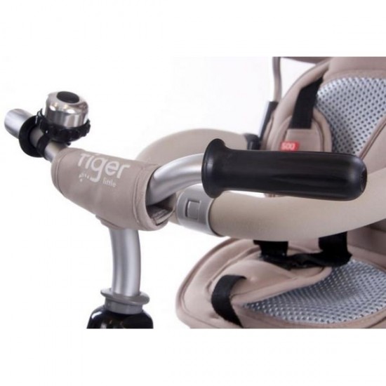 Tricicleta cu sezut reversibil Sun Baby 007 Little Tiger - Beige