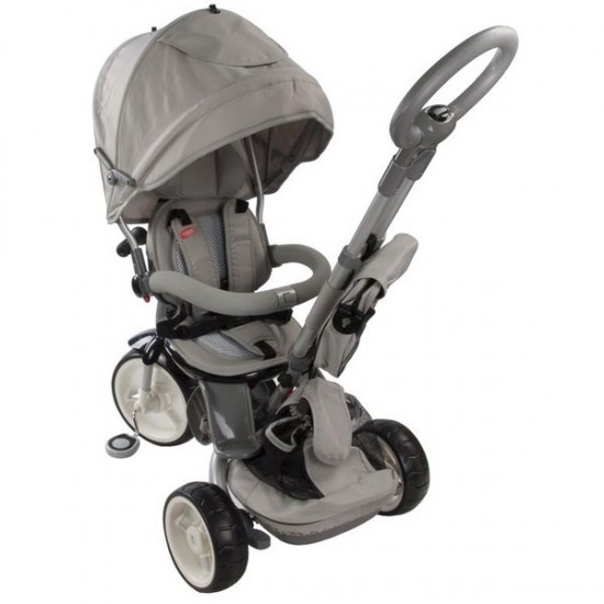 Tricicleta cu sezut reversibil Sun Baby 007 Little Tiger - Grey