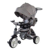 Tricicleta cu sezut reversibil Sun Baby 007 Little Tiger - Melange Grey