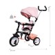 Tricicleta cu sezut reversibil Sun Baby 017 Fresh 360 - Pink
