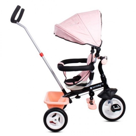 Tricicleta cu sezut reversibil Sun Baby 017 Fresh 360 - Pink
