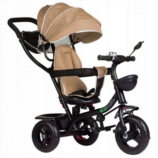 Tricicleta copii cu sezut rotativ Ecotoys JM-066-9 - Bej