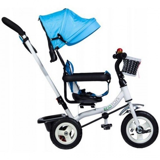 Tricicleta copii Ecotoys JM-066-9L - Albastra
