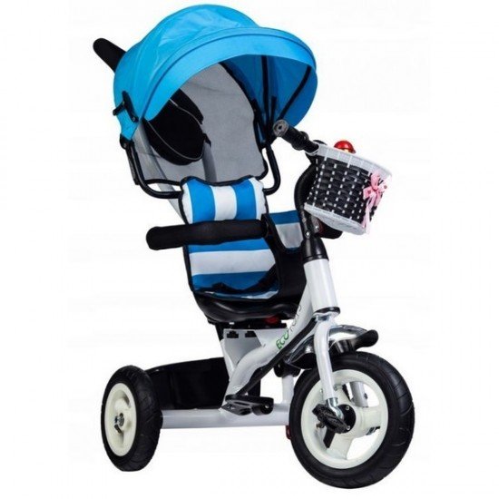 Tricicleta copii Ecotoys JM-066-9L - Albastra