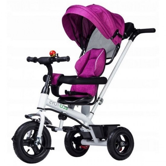 Tricicleta copii Ecotoys JM-068-11H - Roz