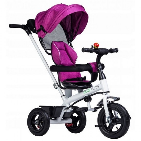 Tricicleta copii Ecotoys JM-068-11H - Roz