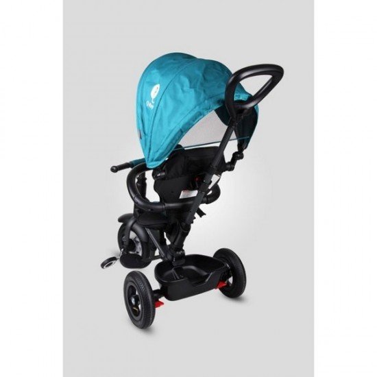 Tricicleta pliabila cu roti gonflabile Sun Baby 014 Qplay Rito - Turquoise