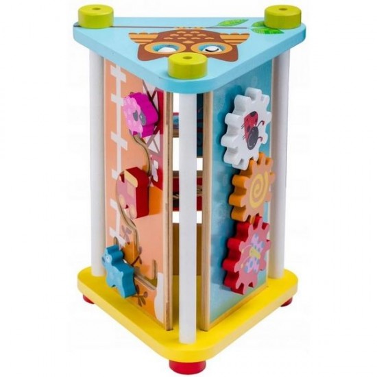 Triunghi educational din lemn Ecotoys