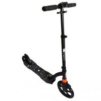 Trotineta pliabila cu amortizor Ecotoys neagra