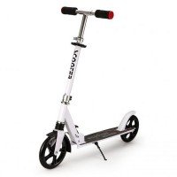 Trotineta urbana Ecotoys cu cadru usor din aluminiu - Alb