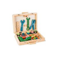Trusa cu unelte din lemn Ecotoys 
