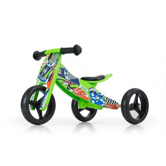 Bicicleta multifunctionala fara pedale 2 In 1 Jake Green Cars