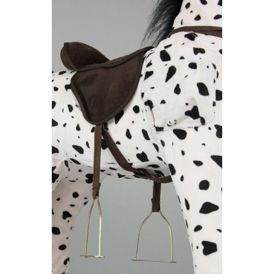 Calut Balansoar cu sunete si miscare Mustang Black Dot