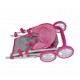 Carucior pentru papusi Natalie Prestige Pink