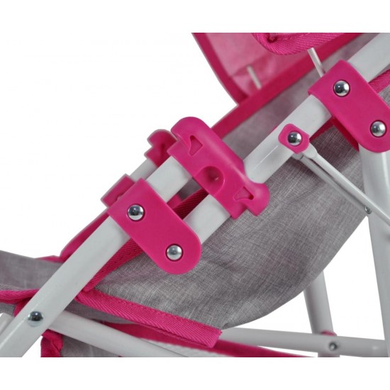 Carucior pentru papusi Natalie Prestige Pink